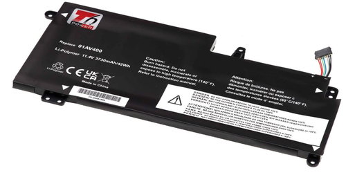 T6 Power for Lenovo ThinkPad 13 20GJ series, Li-Poly, 3730 mAh (42 Wh), 11.4 V - Laptop Battery - Main image