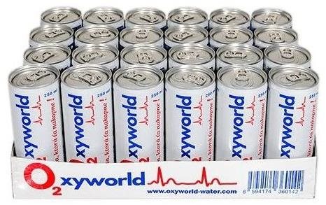 Oxyworld Water Citron Oxygen water 24 x 250 ml - Spring Water - Main image