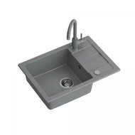Gramax Grey Granite Sink Hero + Free Faucet - Granite Sink