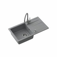 Gramax Sirius grey granite sink + mixer and free detergent dispenser - Granite Sink
