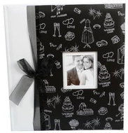 KPH Wedding photo album 29×32/60s. PETITE AMOUR black bow - Photo Album