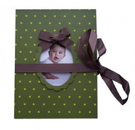 KPH Children's cardboard book for 14 photos 10×15 Young Child green - Photo Album