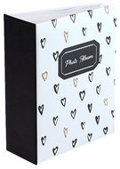 KPH Photo album 10×15/100 photos GOLDEN HEARTS white - Photo Album