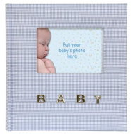 INNOVA Blue baby photo album BABY GINGHAM 10×15/100 - Photo Album