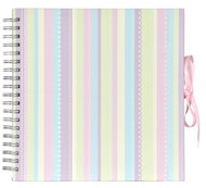 INNOVA Scrapbook Photo album on spiral for creative editing STRIPES - Photo Album
