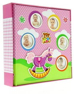 KARRPEX Children's photo album 10×15/200 photos with description pink - Photo Album