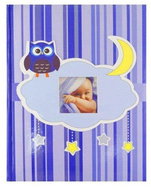 GEDEON Children's photo album 10×15/300 OWL blue - Photo Album