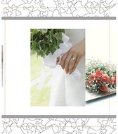 KARRPEX Wedding photo album 13×18/100 photo WEDDING hands with flower - Photo Album