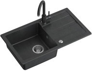 Gramax Black Granite Sink MAXIM + FREE BATTERY - Granite Sink