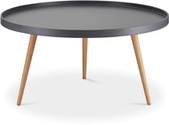 Furnhouse kulatý konferenční stolek Opus šedý, o90 cm - Konferenční stolek