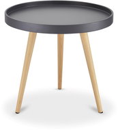 Furnhouse kulatý konferenční stolek Opus šedý, o50 cm - Konferenční stolek