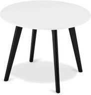 Furnhouse kulatý konferenční stolek Life bílý, o60 cm - Konferenční stolek