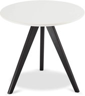 Furnhouse kulatý konferenční stolek Life bílý, o48 cm - Konferenční stolek