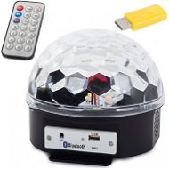 Alum Magická disko guľa s MP3 prehrávačom a Bluetooth pripojením - Svetelný projektor