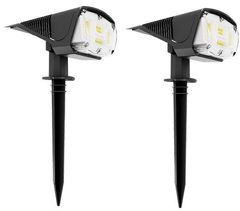 LEDSolar 42 solar outdoor light ground light 2 pcs, 42 LED, wireless, iPRO, 1W, cold bar - LED Light - Main image