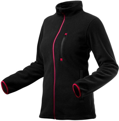 Women's fleece sweatshirt black - Work Hoodie - Main image