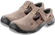 Safety sandals s1 src, suede, brown - Work Shoes
