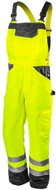 Reflective work trousers, cotton, yellow - Work Trousers