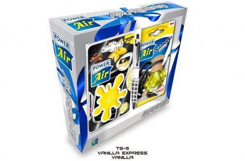 JEES s. r. o. Tuning Set YELLOW Line 2in1 + gift - Car Air Freshener - Main image