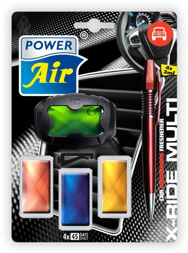 JEES s. r. o. X-Ride MULTI 4pcs refills + gift - Car Air Freshener - Main image