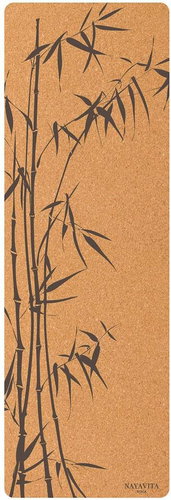 NAYAVITA cork exercise mat 3.5mm Bamboo - Exercise Mat - Main image