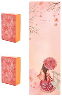 NAYAVITA Yoga exercise set eco yoga mat 3mm Geisha and 2 blocks - Exercise Mat