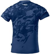 Panské tričko s maskáčovým potiskem camo, modré - Pracovní oděv