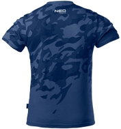 Mens T-shirt with camouflage print camo, blue - Work T‑Shirt