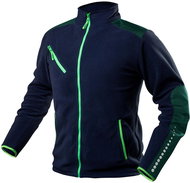 Fleecová premium, modro-zelená - Work Jacket