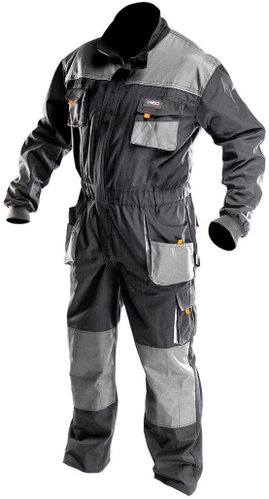 Overall, black and grey - Work Overalls - Main image
