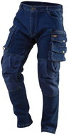 Denim, knee reinforcement, blue - Work Trousers