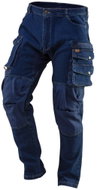Denim, knee reinforcement, blue - Work Trousers