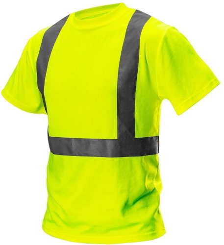 High visibility work shirt, yellow - Work T‑Shirt - Main image