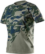 Tričko s maskáčovým potiskem camo - Work T‑Shirt