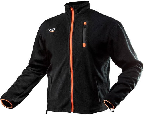 Fleece jacket, black - Work Jacket - Main image