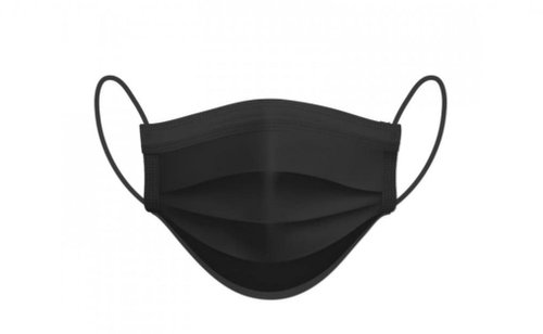 Dispomask Disposable Mouth Drape - Black 10 pcs - Surgical Mask - Main image