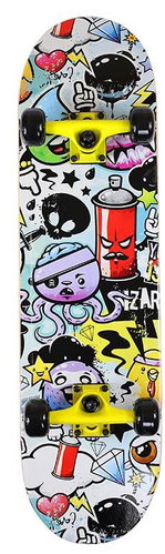NILS Extreme CR3108 SA Pop Art skateboard - Skateboard - Hlavní obrázek
