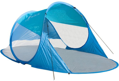 Beach self-pitching tent PARAWAN, turquoise-blue - Tent - Main image