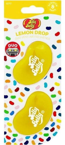 Jelly Belly Mini Duo Vent Air Freshener - Citron - Car Air Freshener - Main image