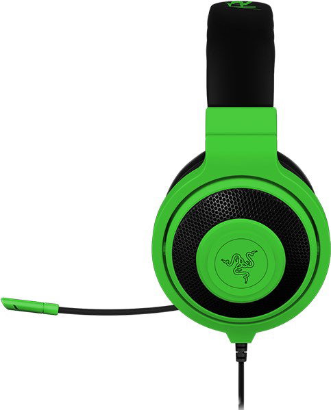 Razer kraken green online headphones