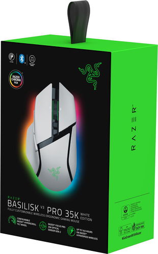 Razer Basilisk V3 Pro 35K - White - Gaming Mouse | alza.sk 