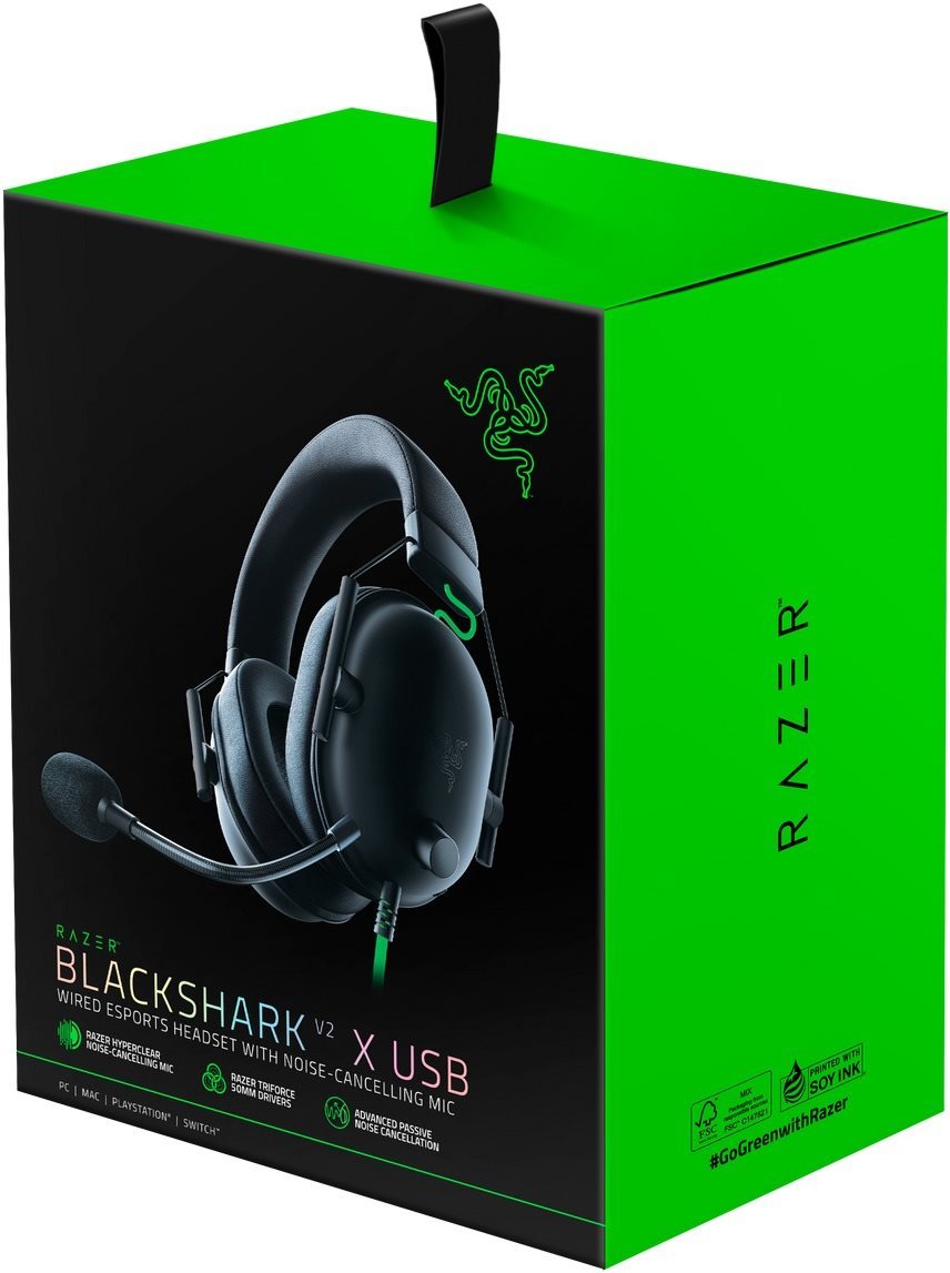 Razer blackshark v2 x usb hot sale