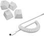 Razer PBT Keycap + Coiled Cable Upgrade Set - Mercury White - US/UK - Herní set