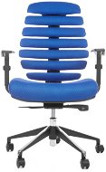 MERCURY STAR FishBones TW10 čierno / modrá - Kancelárska stolička