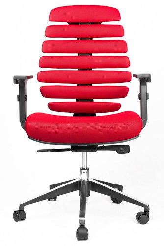 MERCURY STAR fishbones 26-68 black / red - Office Chair - Main image