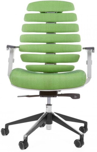 MERCURY STAR SH06 fishbones gray / green - Office Chair - Main image