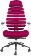 MERCURY STAR fishbones PDH TW13 gray / burgundy - Office Chair