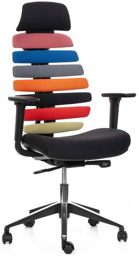 MERCURY STAR Fish Bones PDH, 3D Armlehnen, farbig - Bürostuhl - Hauptbild