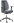 Bones, 3D armrests, black plastic, dark grey