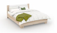 Sleep Melody Bed AVRORA 140x200 cm, oak sonoma/white - Bed